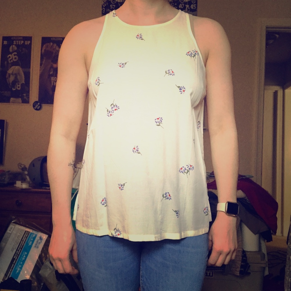 Floral tank top